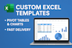 create custom excel spreadsheets and fix