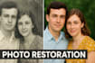 do photo restoration with colorization in 1 hour