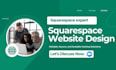 design, redesign squarespace website or offer expert development squarespace