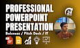 design professional powerpoint presentation and pitch deck