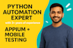 build mobile app automation using python and appium