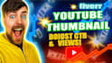 design eye catching youtube thumbnail that boost views and CTR