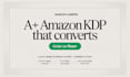 create amazon KDP a plus content design and copy that converts