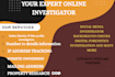 conduct professional online investigation and digital research