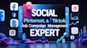 create facebook, tiktok and pinterest ads campaigns