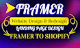 fix  framer website, framer landing page, framer website design
