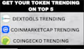 trend token, dextools trending bot, volume bot, pinksale trending bot