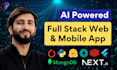 develop ai applications with nextjs, nodejs, fastapi