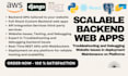 develop scalable backend apps, custom rest apis with deployment