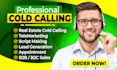 do for USA and canada real estate cold calling