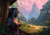 create an epic world of warcraft character portrait
