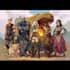 create dnd party art illustration