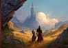 create an epic fantasy book cover