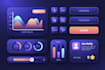 design modern lottie and GIF loop UI animations for apps and websites