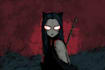 make art in dark cartoon comic style