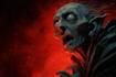 create an amazing retro horror cartoon illustration design
