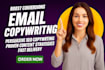 do sales copywriting for website content and vsl or video sales letter