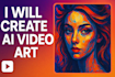 create unique ai video art and professional ai generated videos
