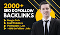2000 high quality contextual dofollow seo backlinks