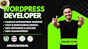 create a professional wordpress website and elementor stores