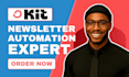 setup convertkit newsletter design kit email sequence kit landing page expert