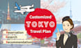 be your travel assistant in tokyo, with my cabin crew experience