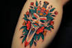 do traditional old school tattoo design