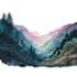 draw a watercolor landscape illustration