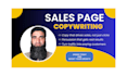 write high converting sales page and landing page copy