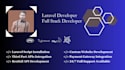 full stack web application with laravel, nodejs, or reactjs