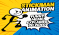 create stickman animation stick figure fight 2d explainer video and cartoon