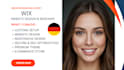build german wix websites, redesign, fix bugs,  website design and do wix SEO