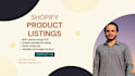 upload shopify product listings using CSV file