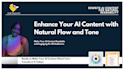 humanize ai content into engaging, original text