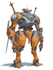 create an mecha, gundam, and robot design