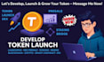develop token launch launchpad dex presale staking bridge blockchain developer