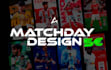 design football matchday posters and sports event graphics