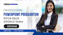 create powerpoint presentation make investor sales pitch deck design ppt slides