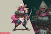 draw anime and game style characters art