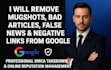 remove mugshots,bad article, false news,negative link from google using dmca