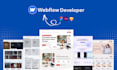 do webflow website, webflow developer, figma to webflow