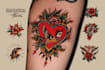 do traditional or old school tattoo designs for you