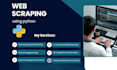 conduct web scraping using python