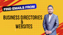 find emails from websites and business directories