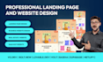 create professional minimal modern landing page website with vibe coding