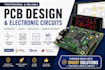 design professional pcb and electronic circuits