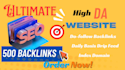 boost google ranking with 500 high da SEO backlinks