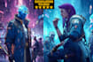 illustrate you as a cyberpunk style character