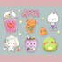 draw cute kawaii doodles, stickers illustrations