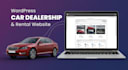 create car dealership, rental website, chauffeur service booking site